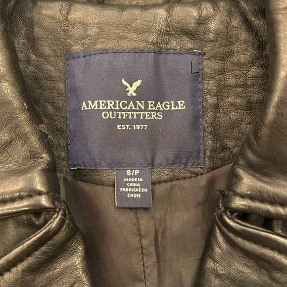 American Eagle faux Leather Jacket, Size S - Picture 3 of 6